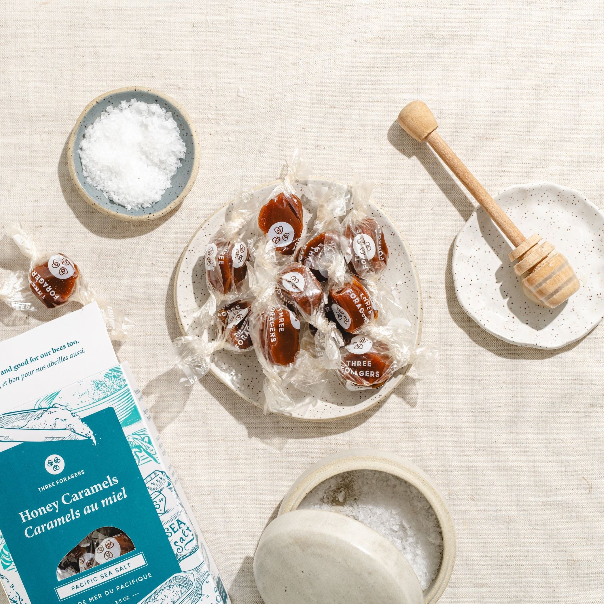 Sea Salt Honey Caramels (4 boxes)