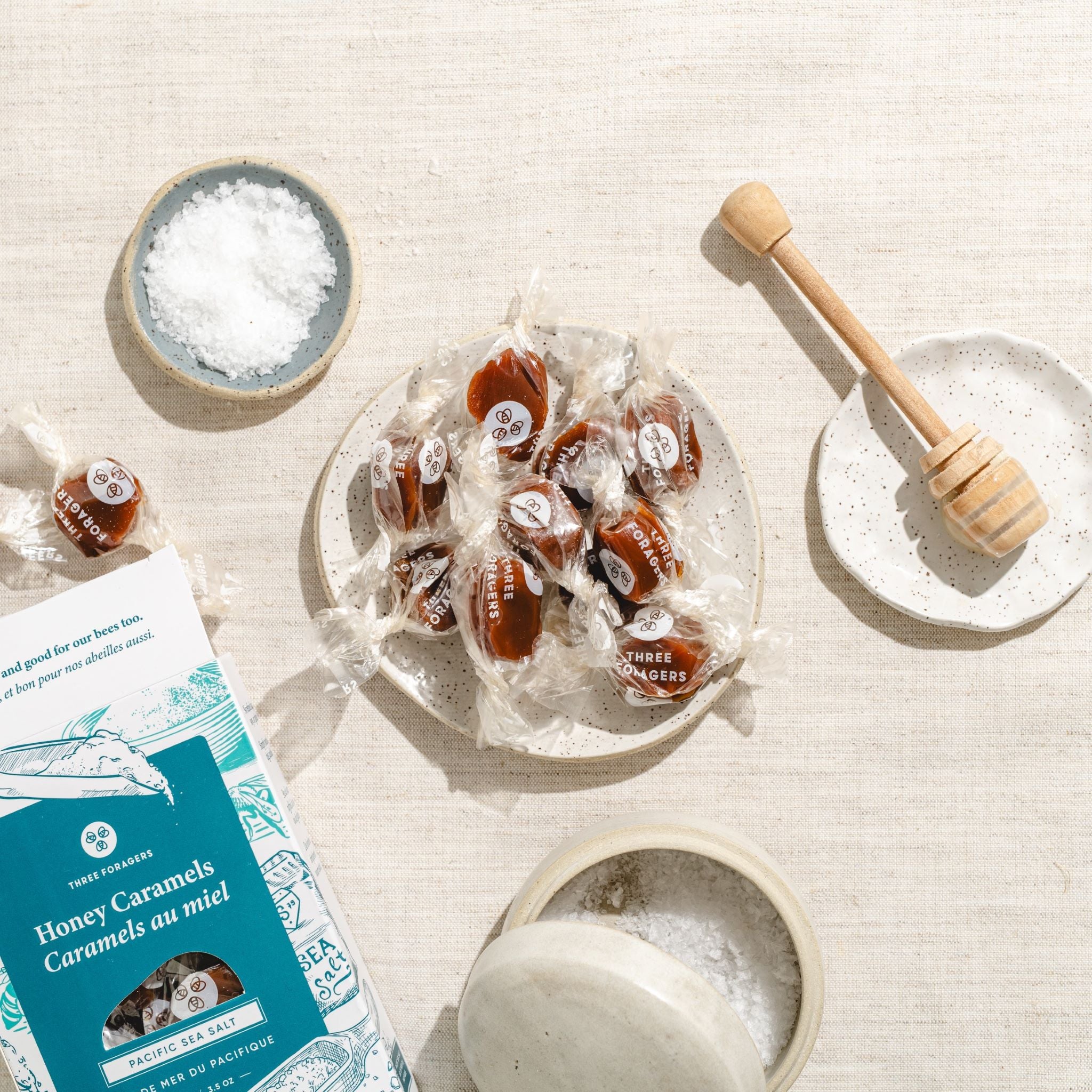 Sea Salt Honey Caramels (4 boxes)