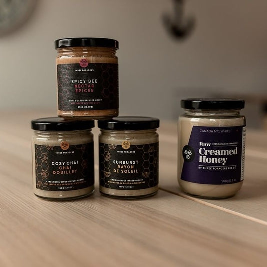 Superfood Honey Variety Pack (4 jars + bonus Honey Caramels!)
